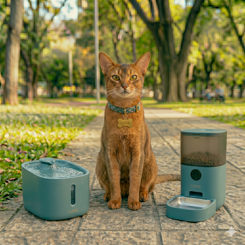 Platos y Dispensadores para Gatos