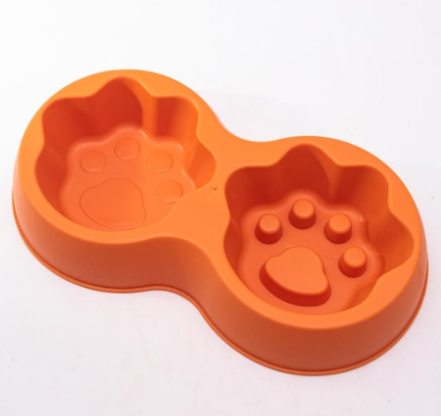 Plato Doble con Diseño de Huella