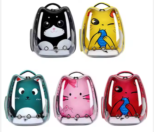 Mochila Transparente para Transporte de Mascotas