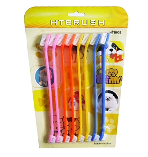 Pack de 8 Cepillos Dentales para Mascotas