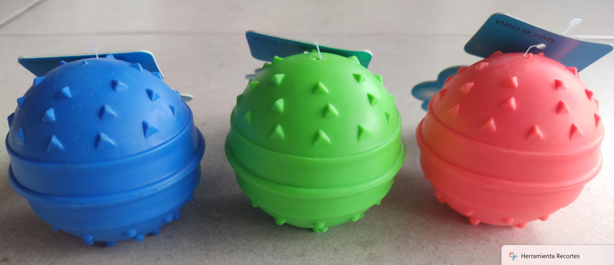 Pelota Rellenable para Snacks