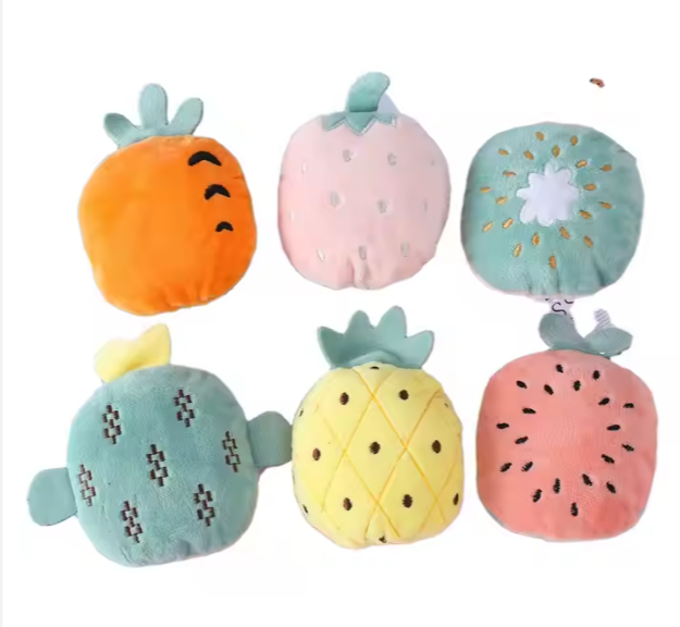 Peluches en Forma de Frutas para Mascotas