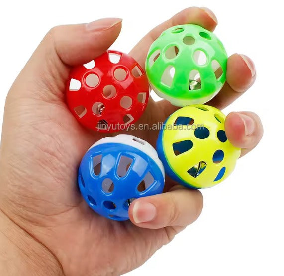 Pack de 4 Pelotitas con Cascabel