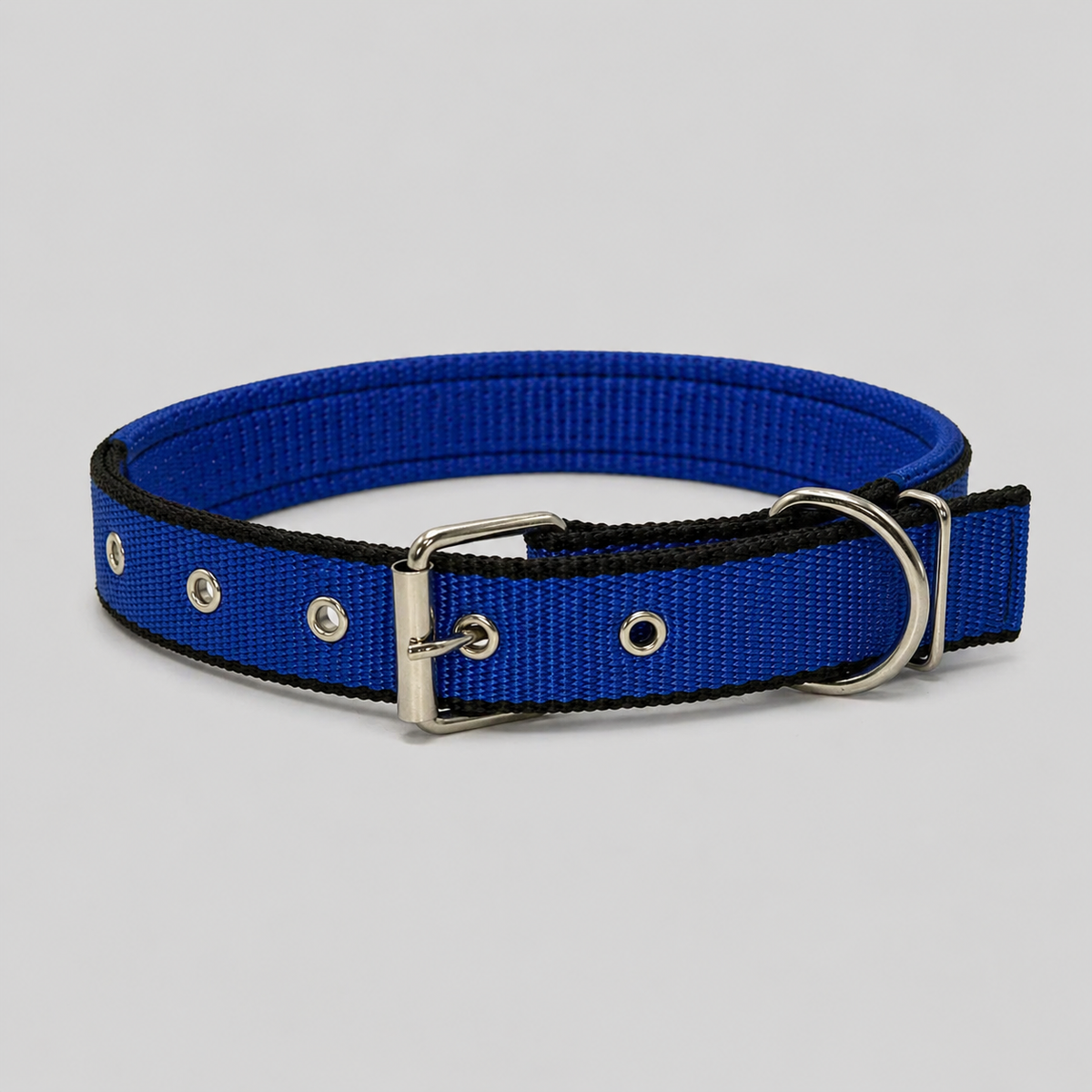 Collar Engomado Azul con Negro