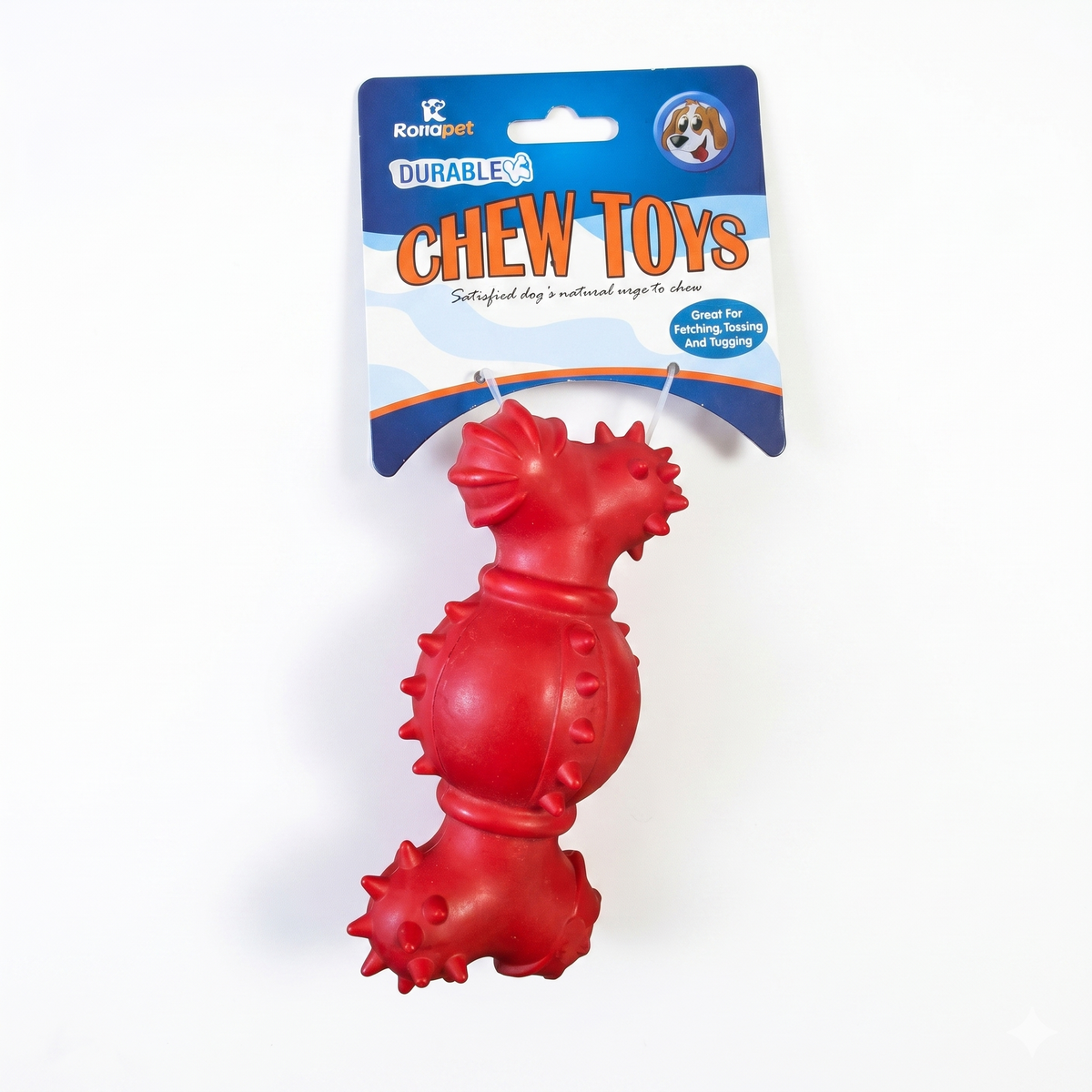 Hueso Rojo Resistente para Perros