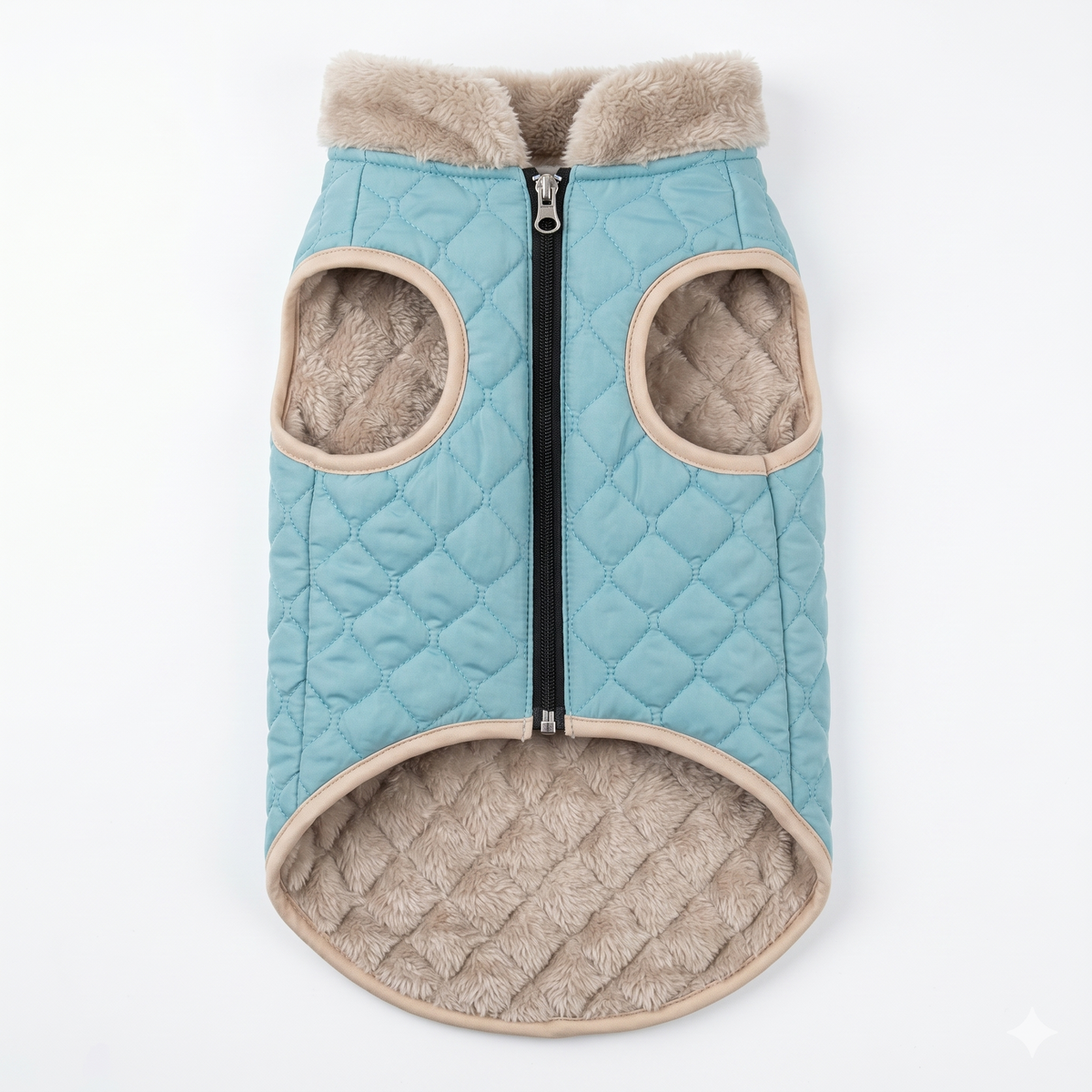 Ropa Invierno Abrigo Ideal Mostaza Celeste