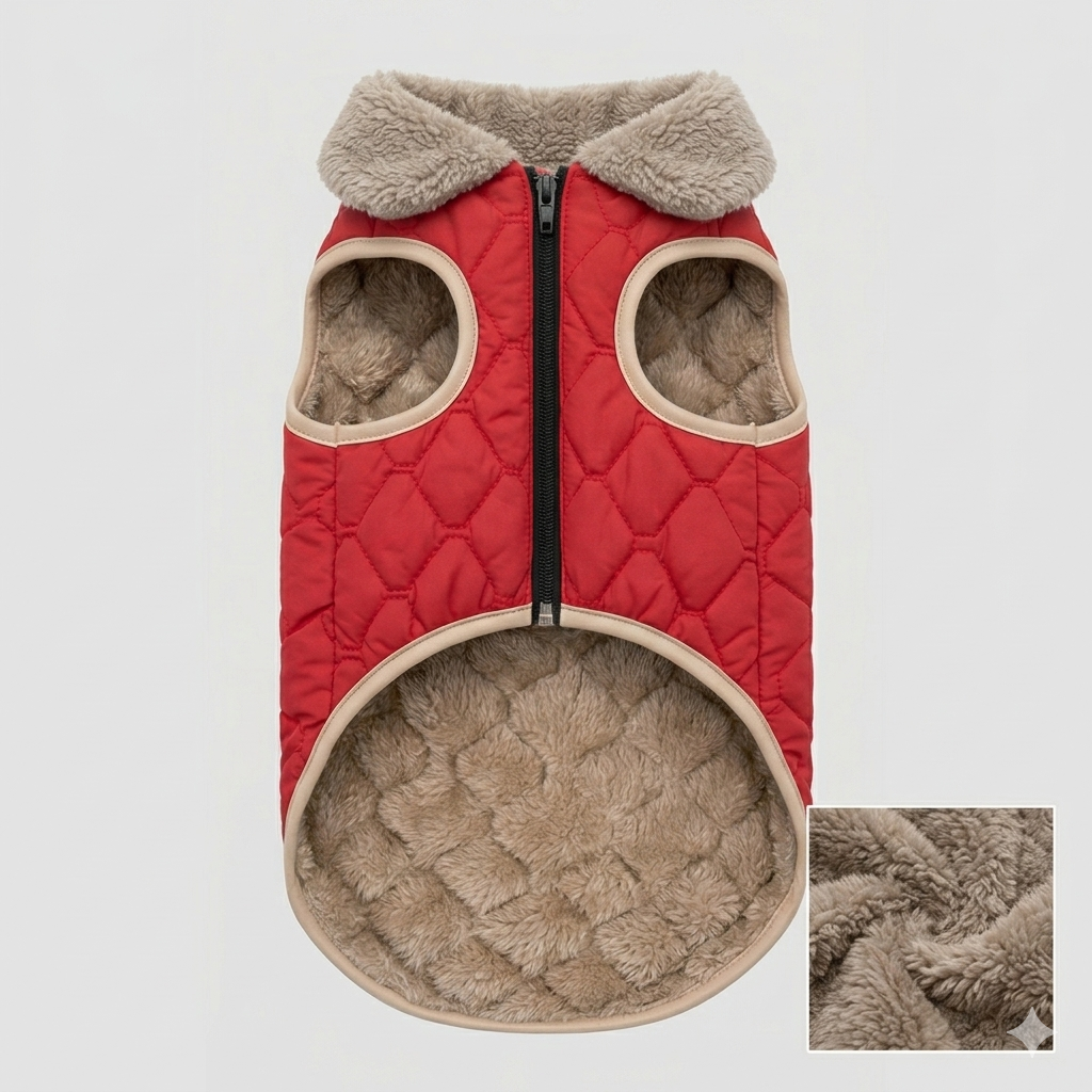 Ropa Invierno Abrigo Ideal Rojo