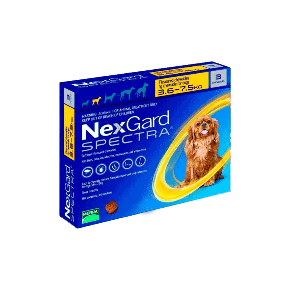 NexGard Spectra 3.6–7.5 kg