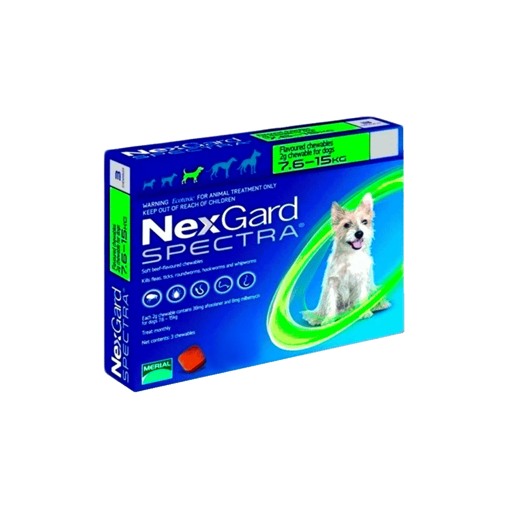 NexGard Spectra 7.6–15 kg