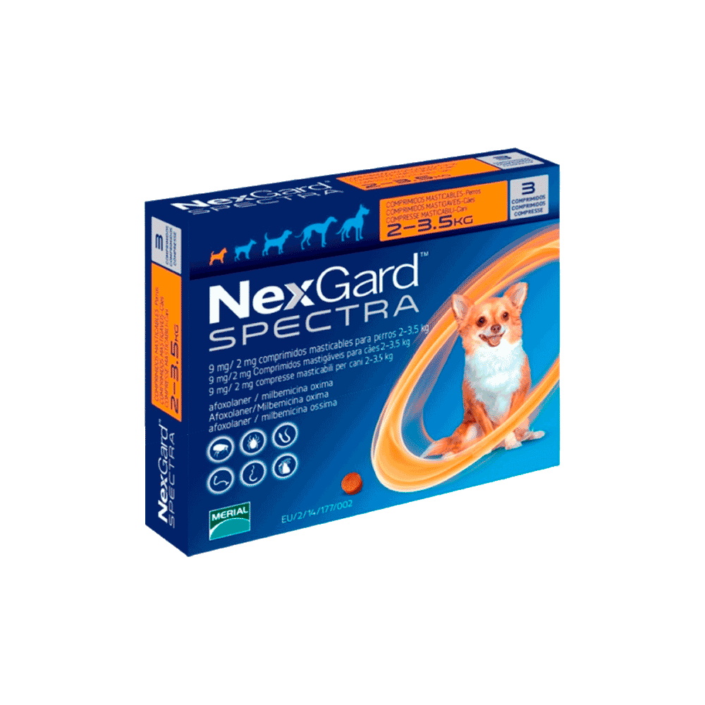 NexGard Spectra 2–3.5 kg